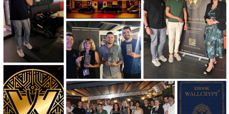 1er Afterwork Web3 Wallcrypt à NICE mercredi 13 septembre.