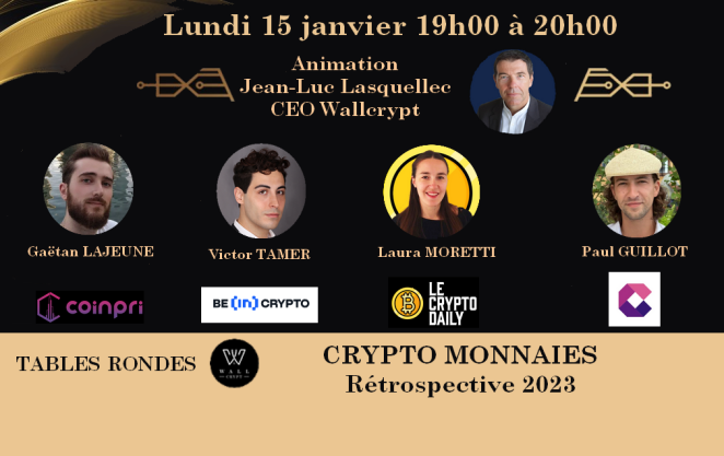 Table Ronde - Cryptomonnaies perspectives 2023
