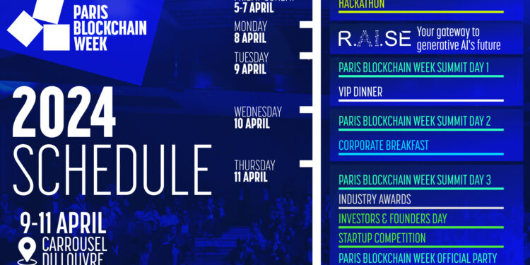 Wallcrypt, media partner of Paris Blockchain Week 2024 from April 9-11, 2024